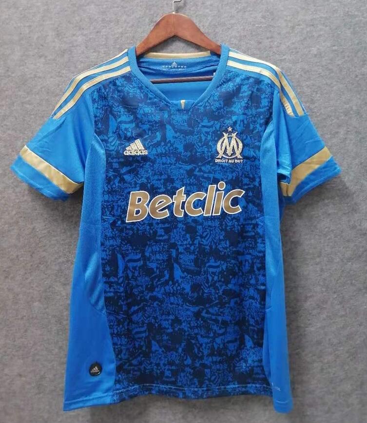 2011-12 Marseille Retro Away Kit Soccer Jersey